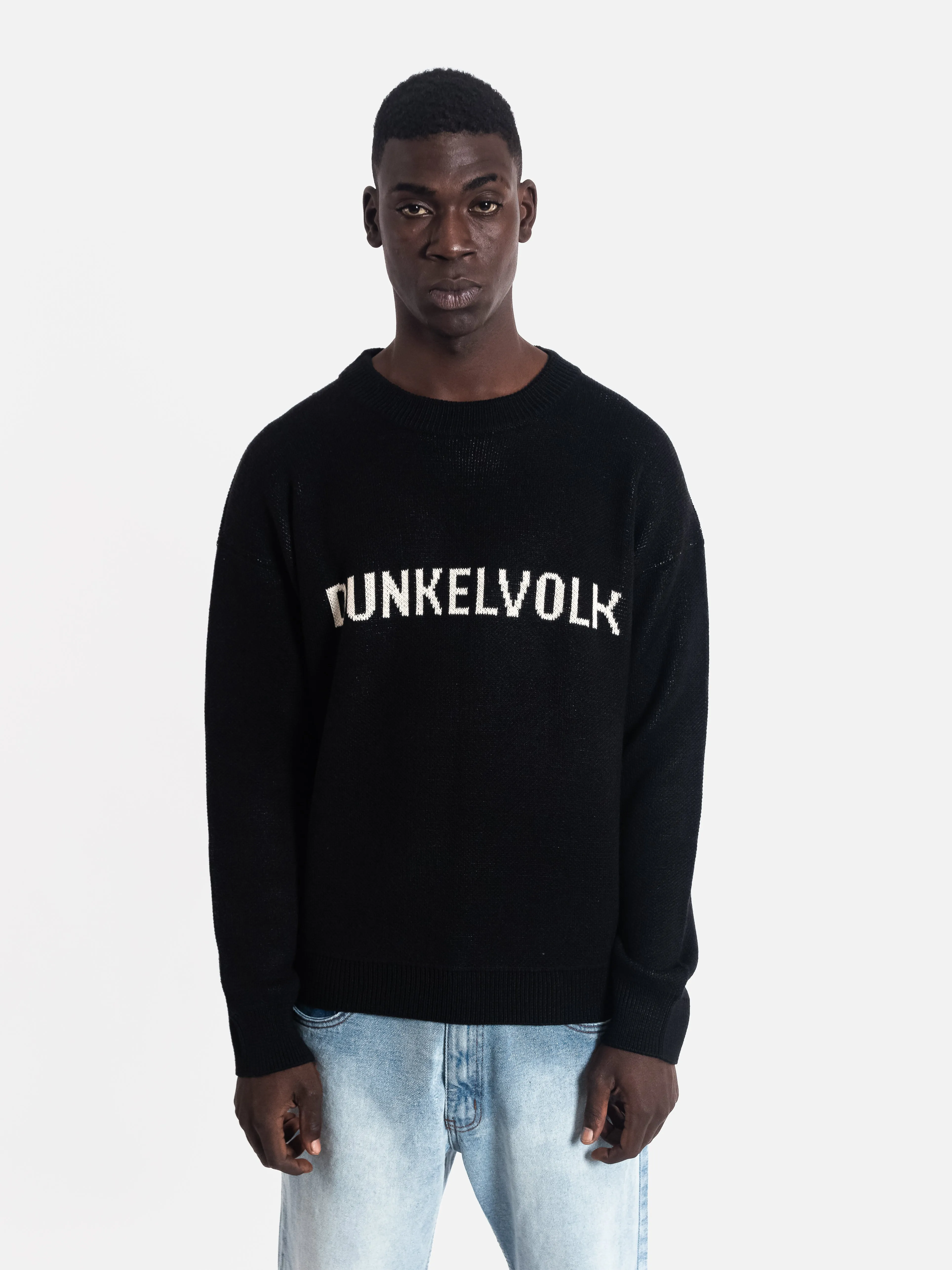 Chompa para Hombre DUNKELVOLK LOGO DUNK KNIT LOGO BLK