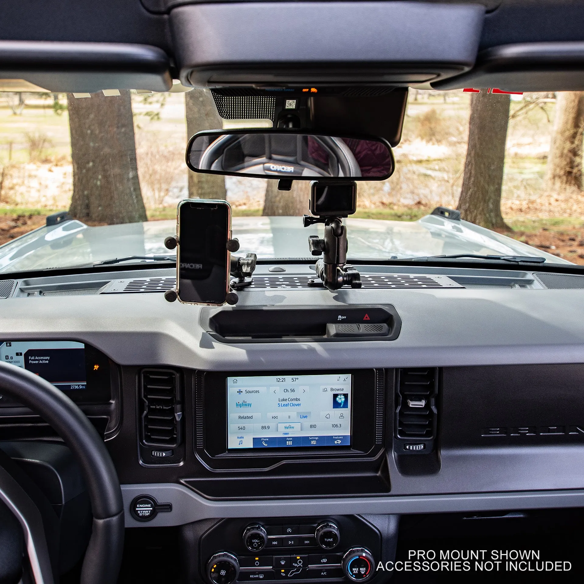 Dash Mount (Standard and PRO) | Ford Bronco (2021 )