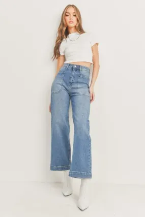 DENIM UTILITY PANTS