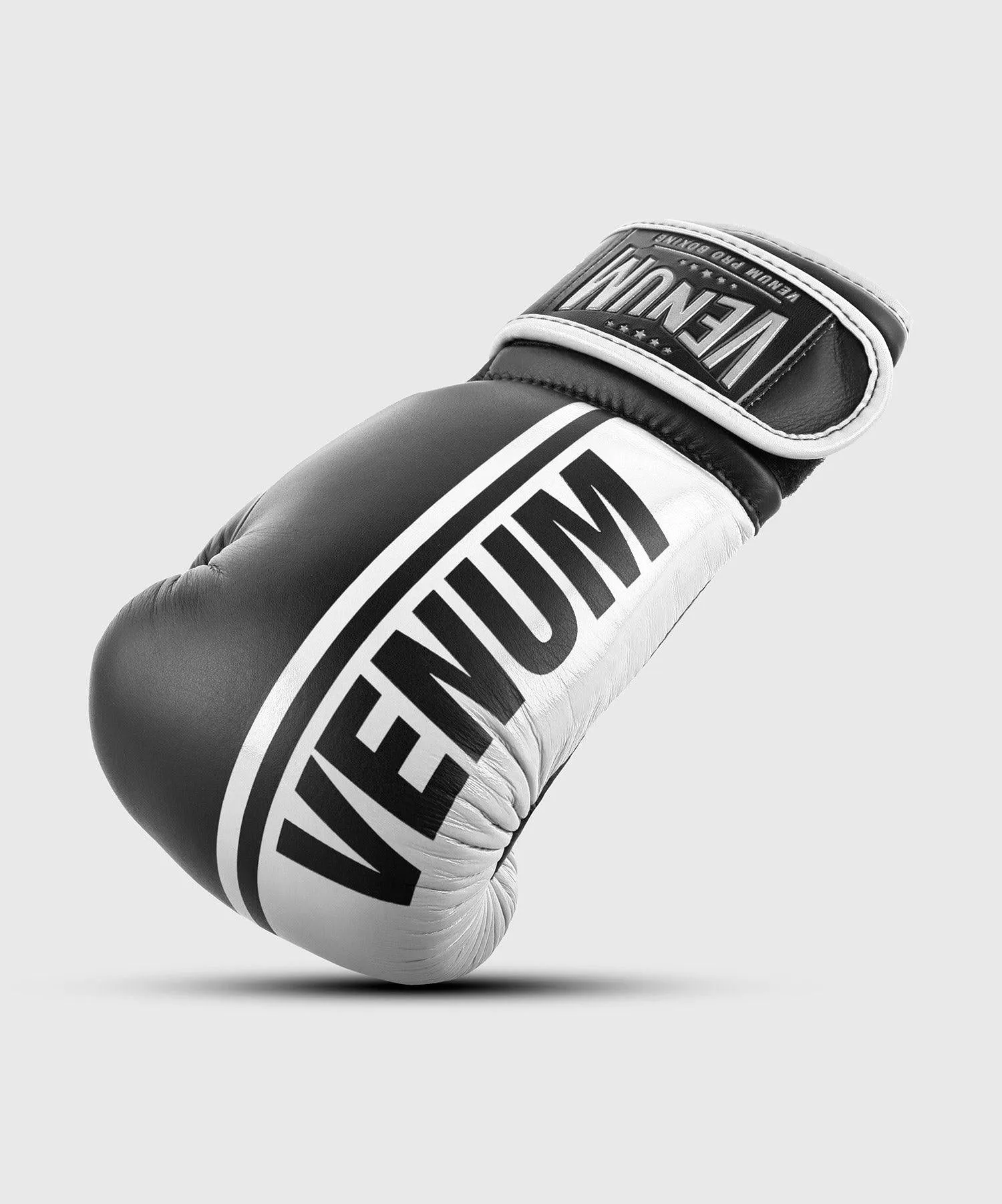 Guantes de Boxeo profesional Venum Shield – Velcro - Negro/Blanco