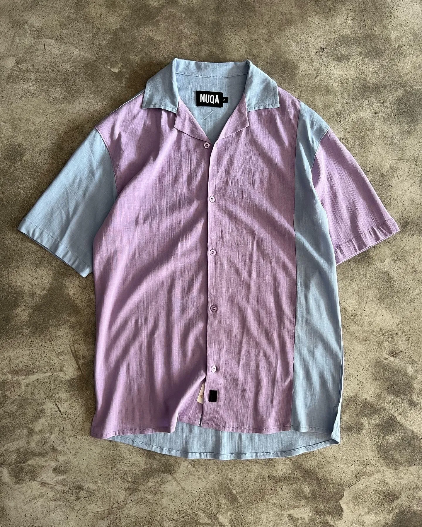 Ibiza Linen Vintage Shirt - Lila