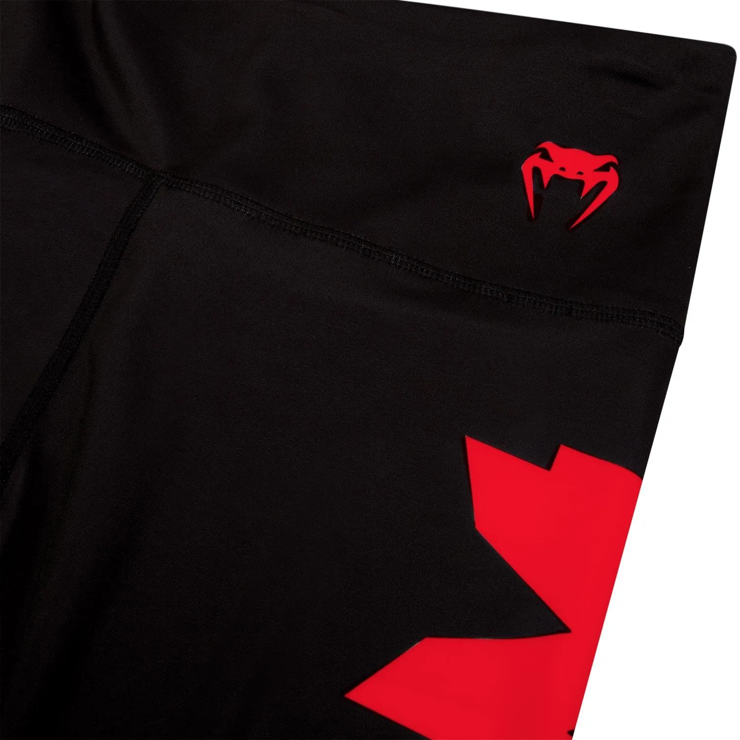 Leggings corto Venum Giant - Negro/Rojo