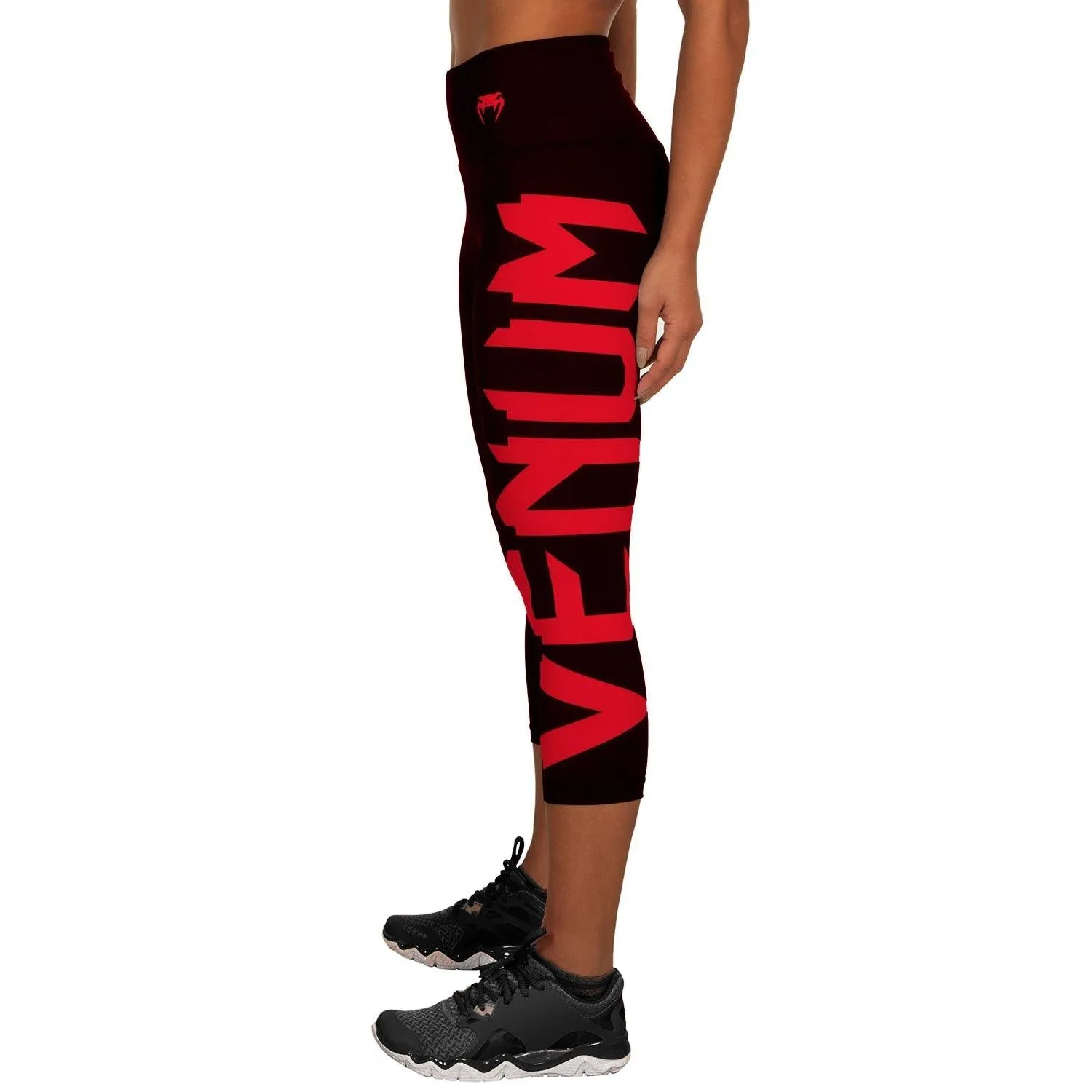 Leggings corto Venum Giant - Negro/Rojo