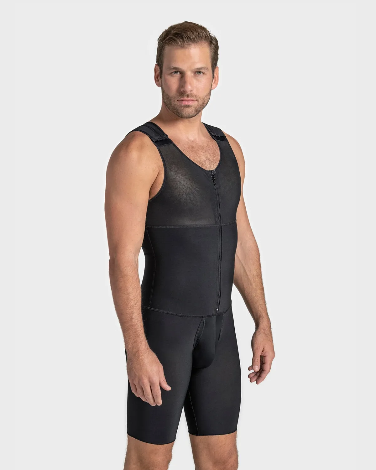 Men's Post-Surgical Firm Compression Bodysuit