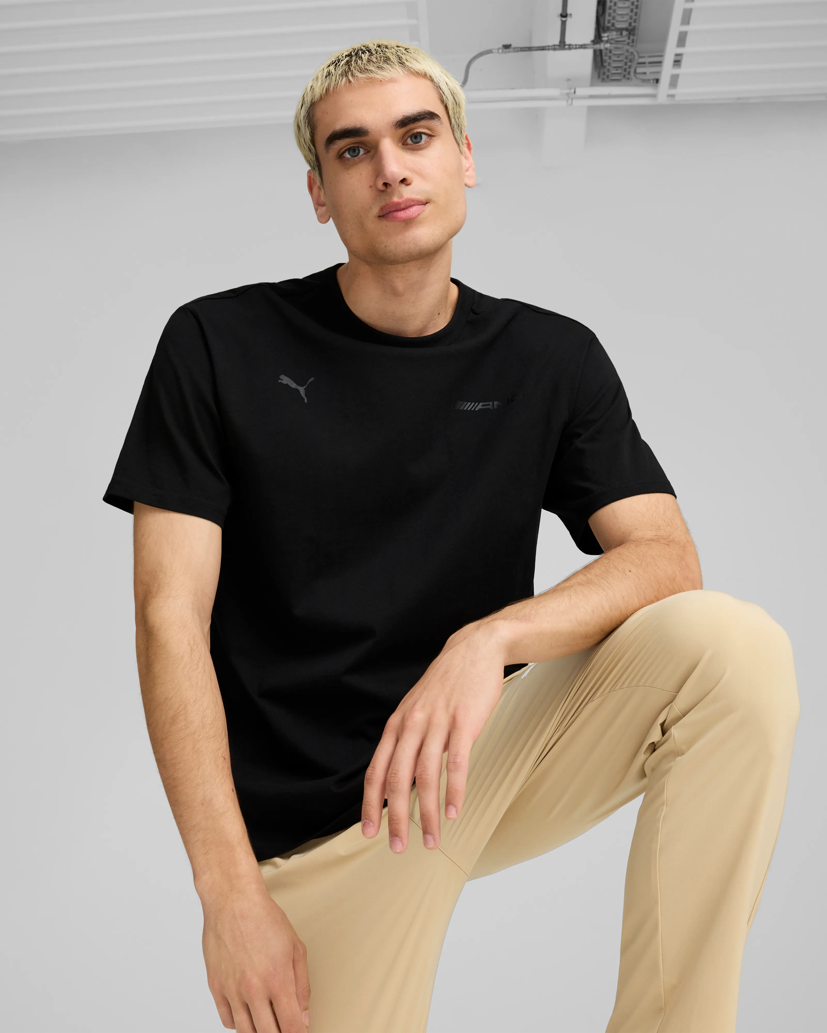 Mens Puma AMG Statement Tee Black