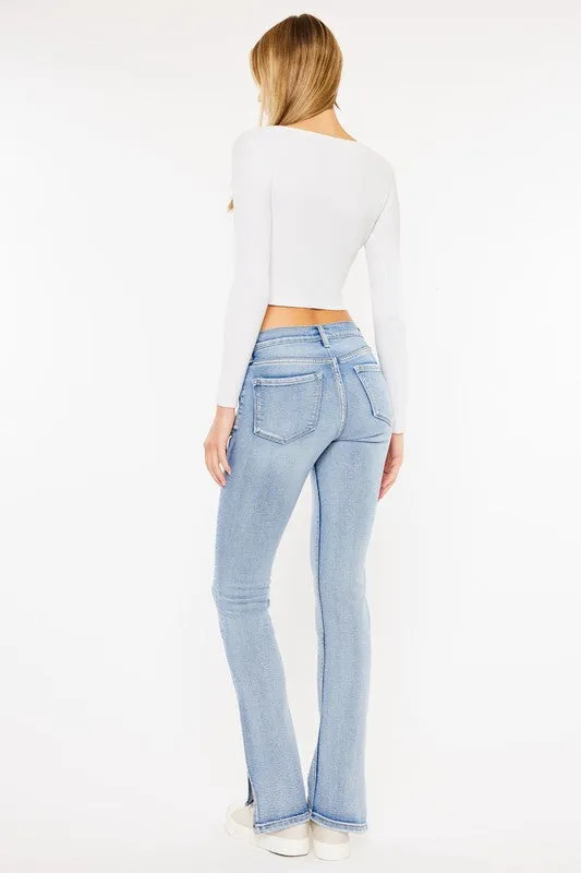 Mid Rise Bootcut Jeans