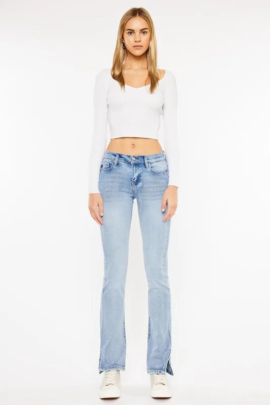 Mid Rise Bootcut Jeans