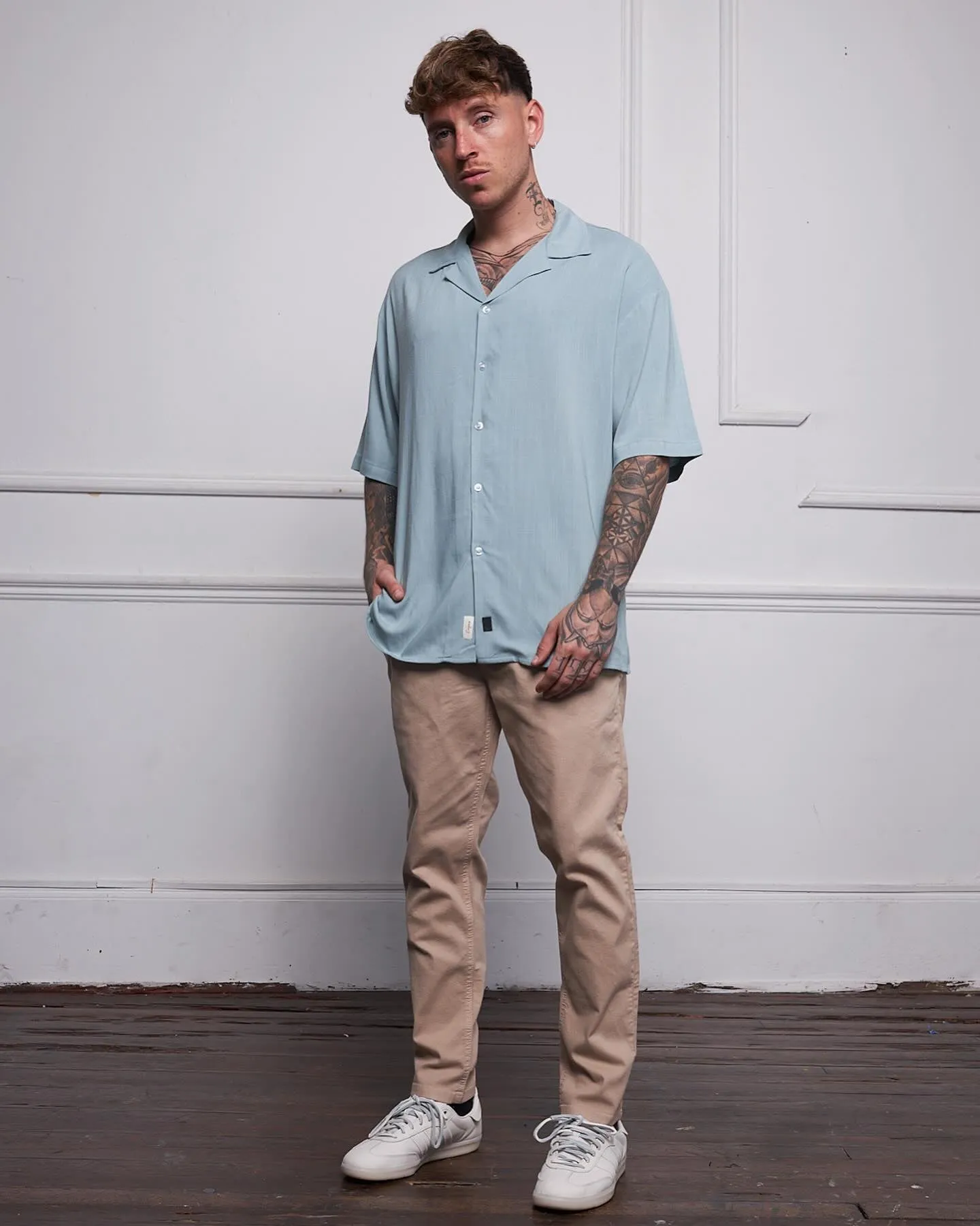 Oversized Ibiza Linen Shirt 24 - Menta