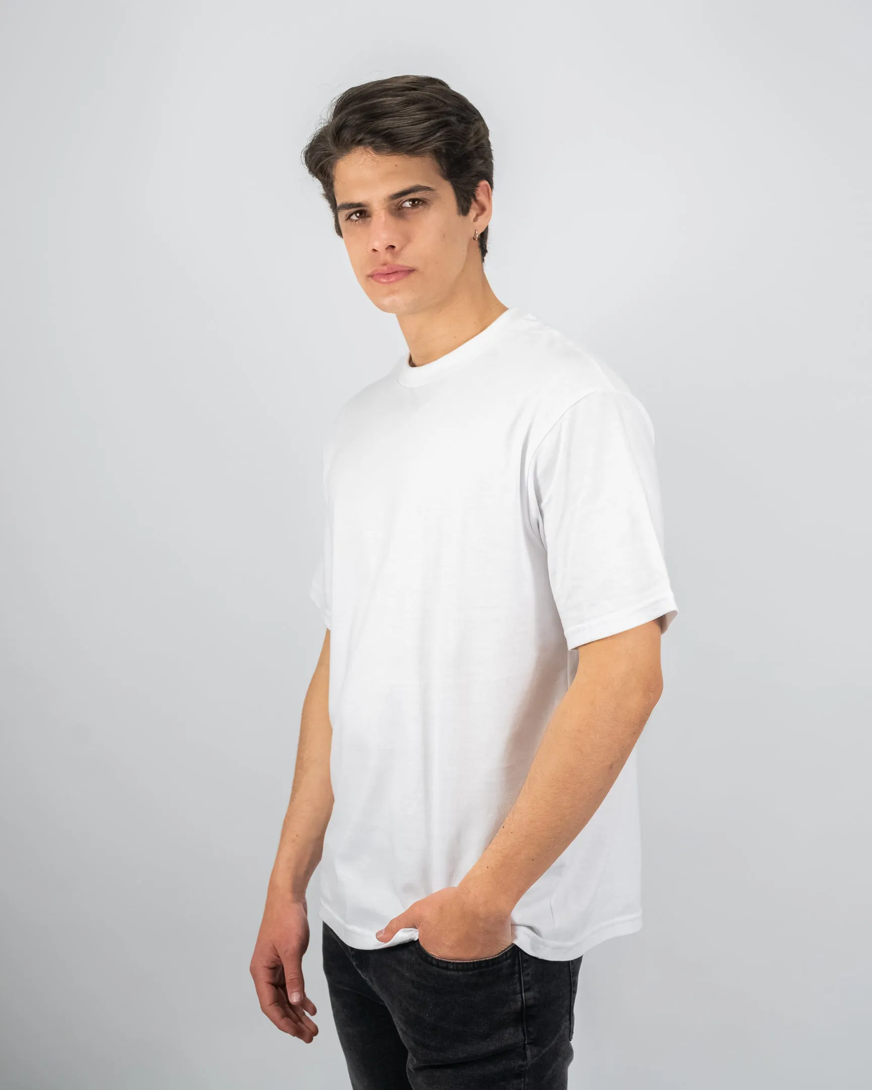 Oversized Tee 20/1 - Blanco