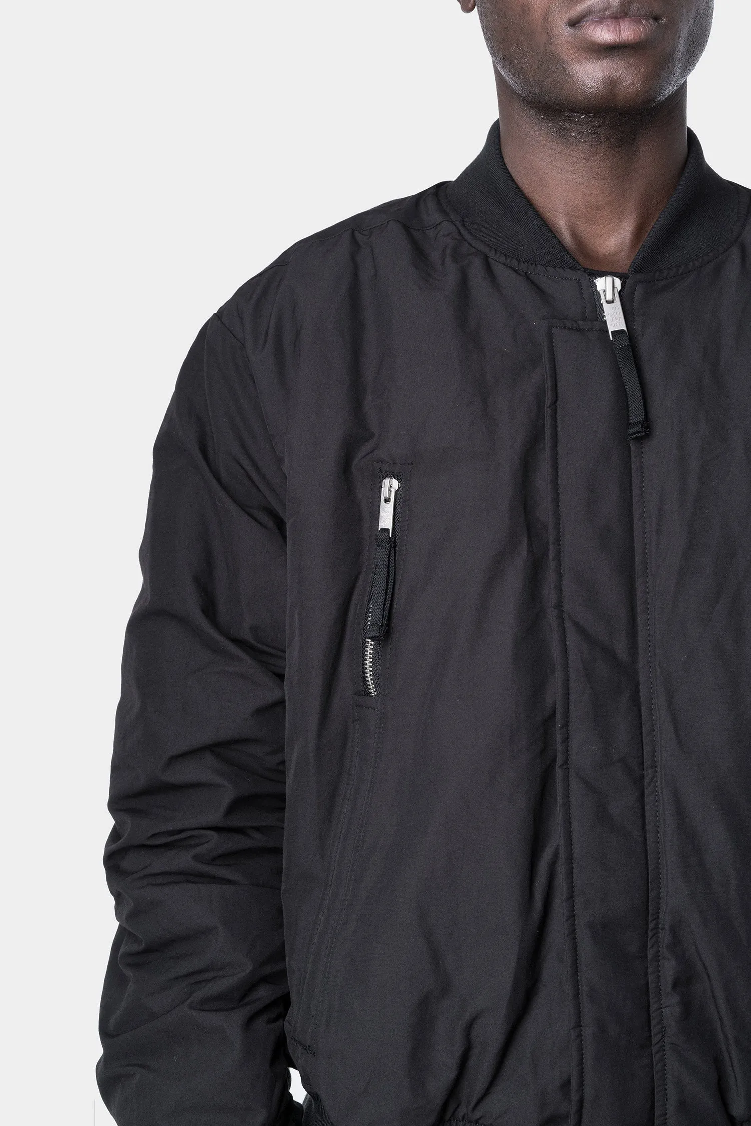 Padded winter bomber jacket, Black