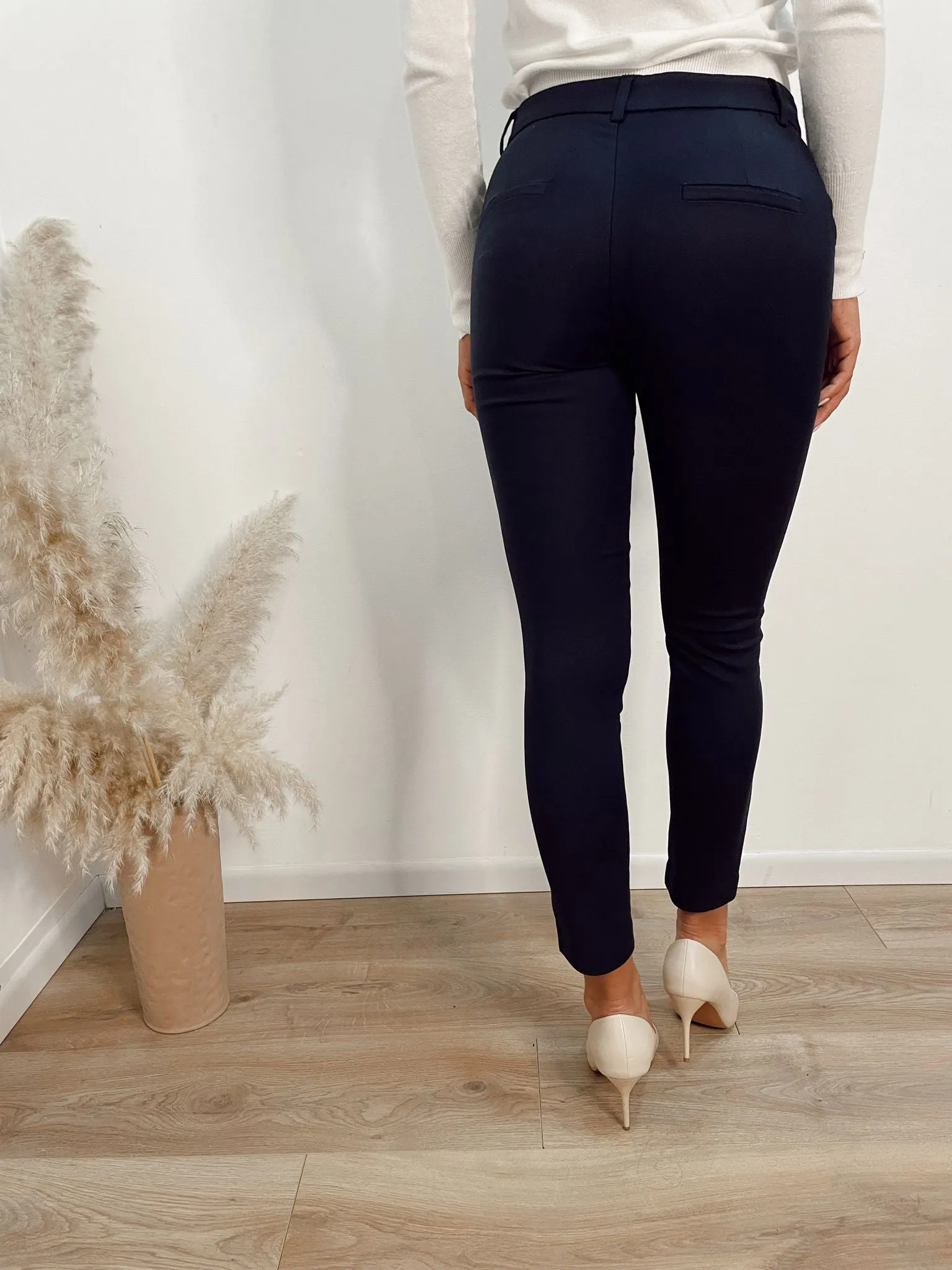 Pantalon de vestir azul oscuro