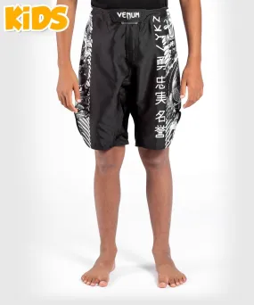 Pantalones cortos de lucha Venum YKZ21- para niños - Negro/Blanco