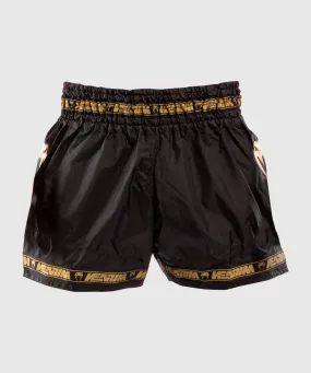 Pantalones cortos Venum Muay Thai Parachute - Negro/Dorado