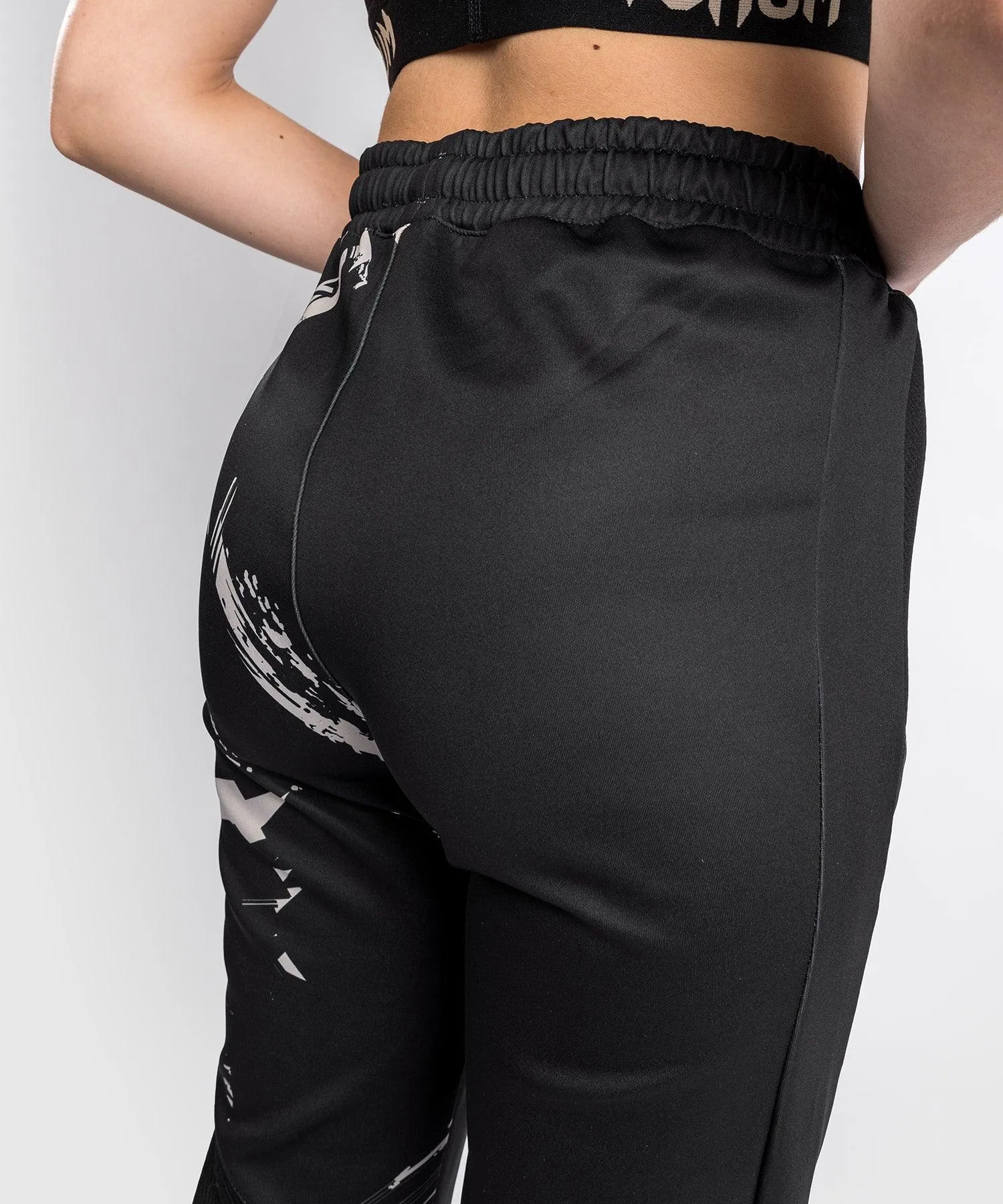 Pantalones deportivos UFC Venum Authentic Fight Week 2.0 - Para mujer - Negro/Arena