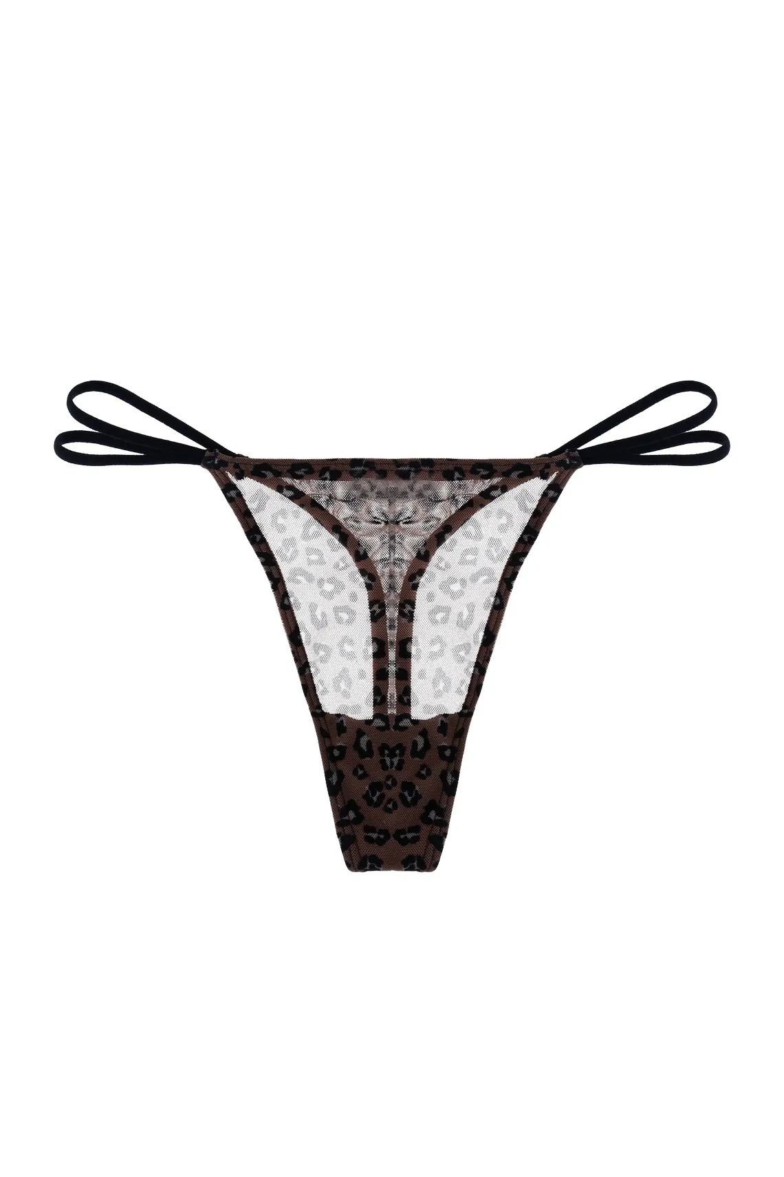 Panty tipo tanga animal print para mujer