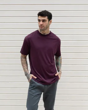 Premium Pima Tee - Italian Plum