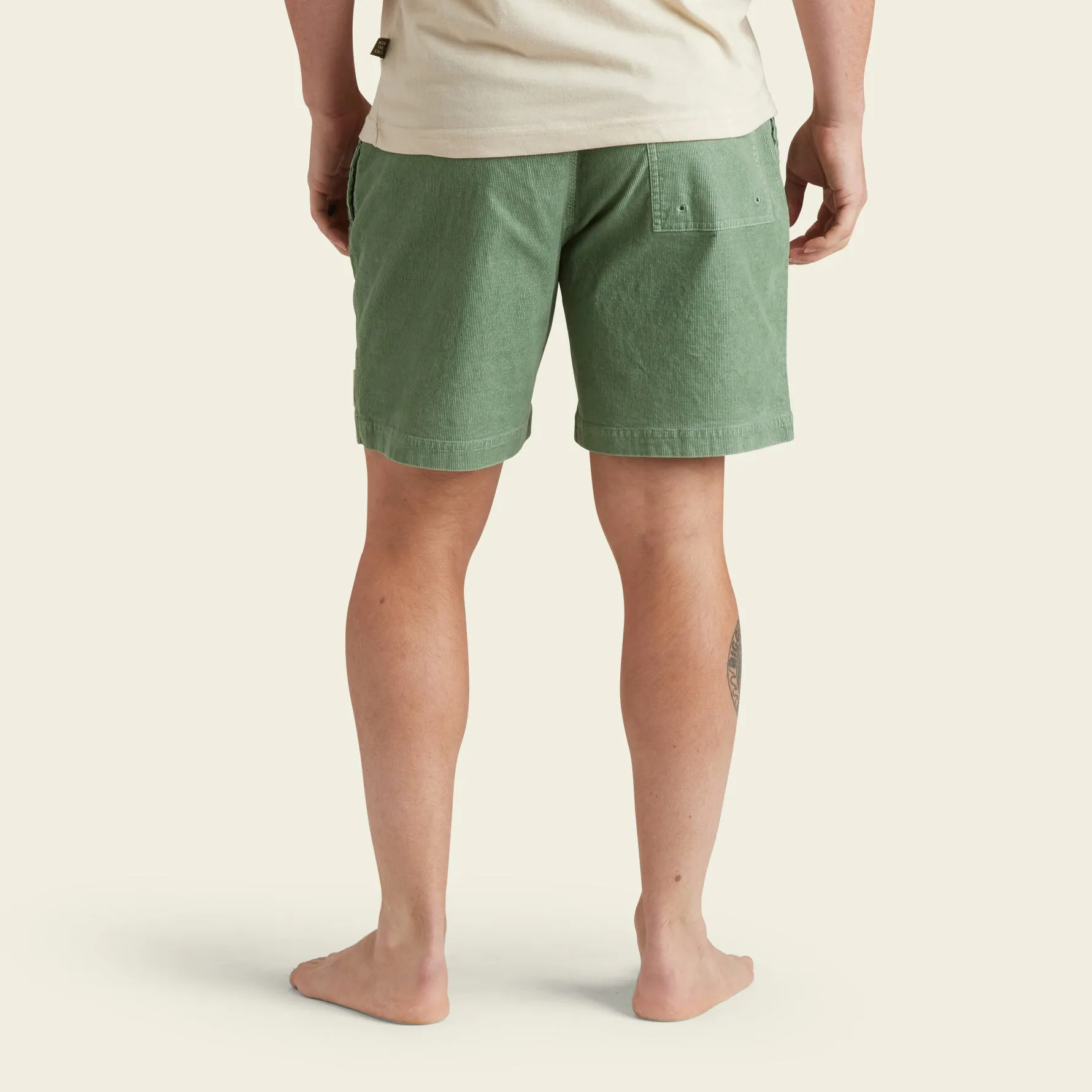 Pressure Drop Cord Shorts - Lichen Green