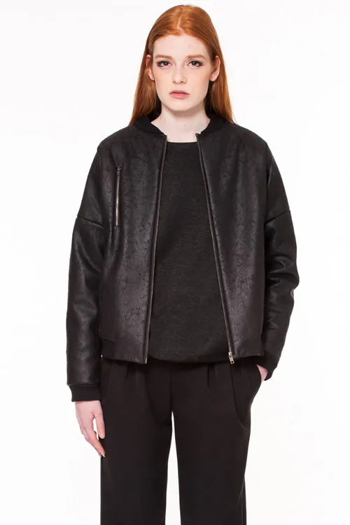 Raven Vegan Leather Jacket