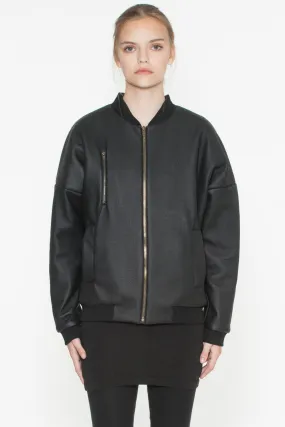 Raven Vegan Leather Jacket