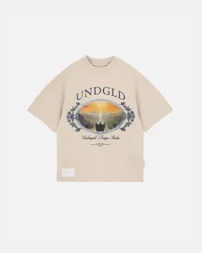 Rodeo Mirror Boxy Tshirt Cream