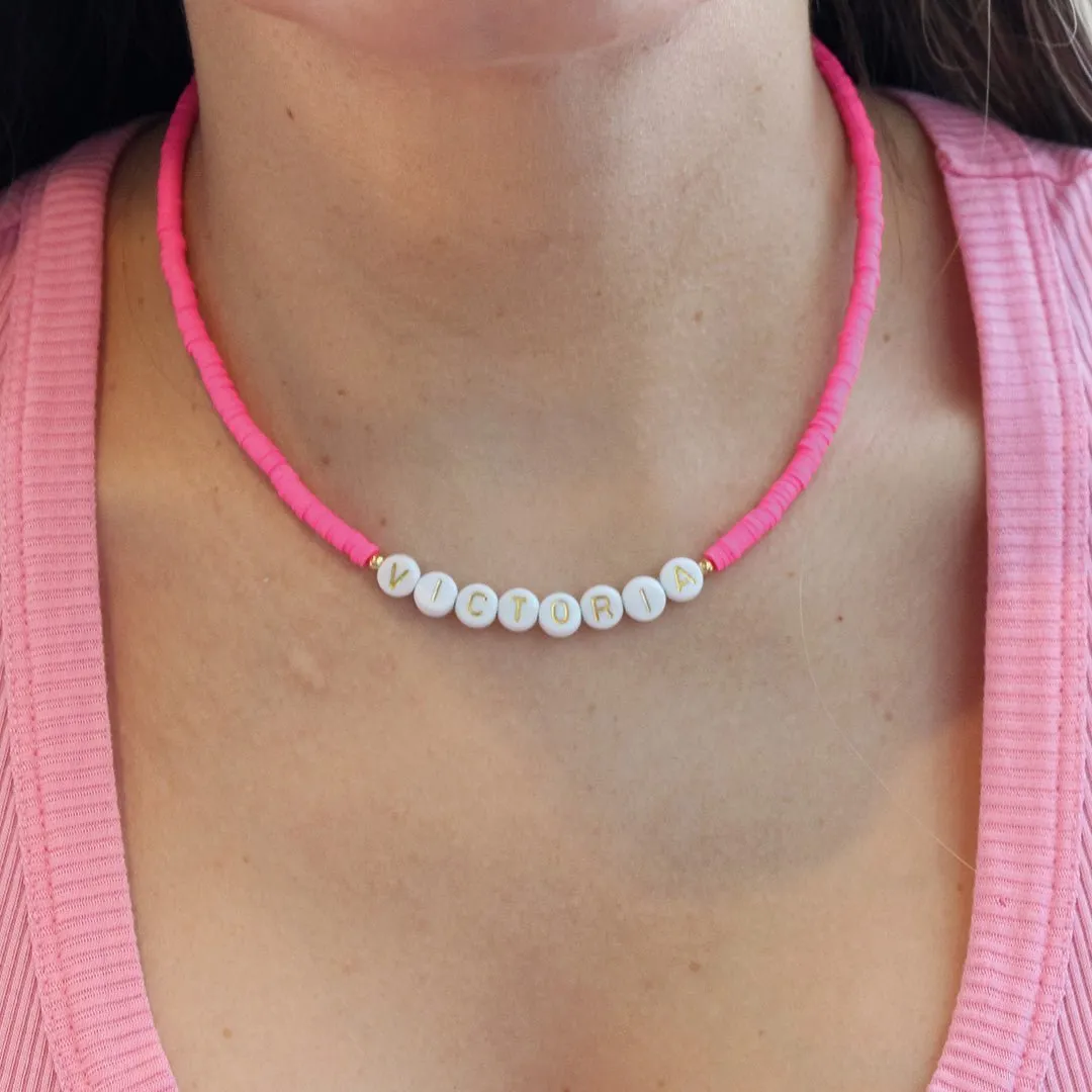 SAMPLE - HOT PINK NECKLACE