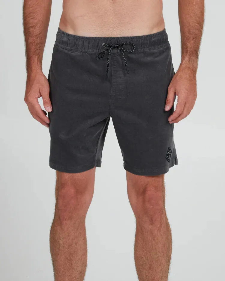 Sandbar Corduroy Elastic Short VBLK