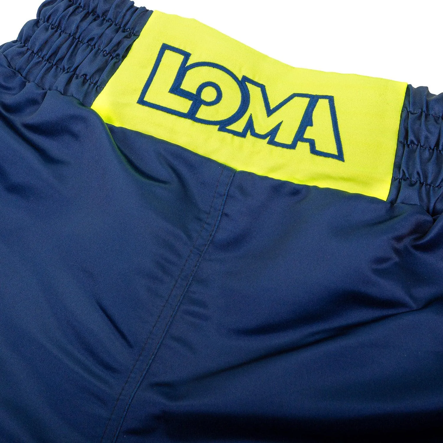 Shorts de boxeo Venum Origins - Azul/Amarillo