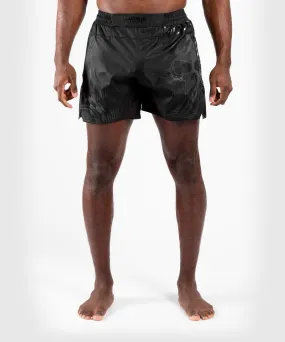 Shorts de combate Venum Skull - Negro / Negro