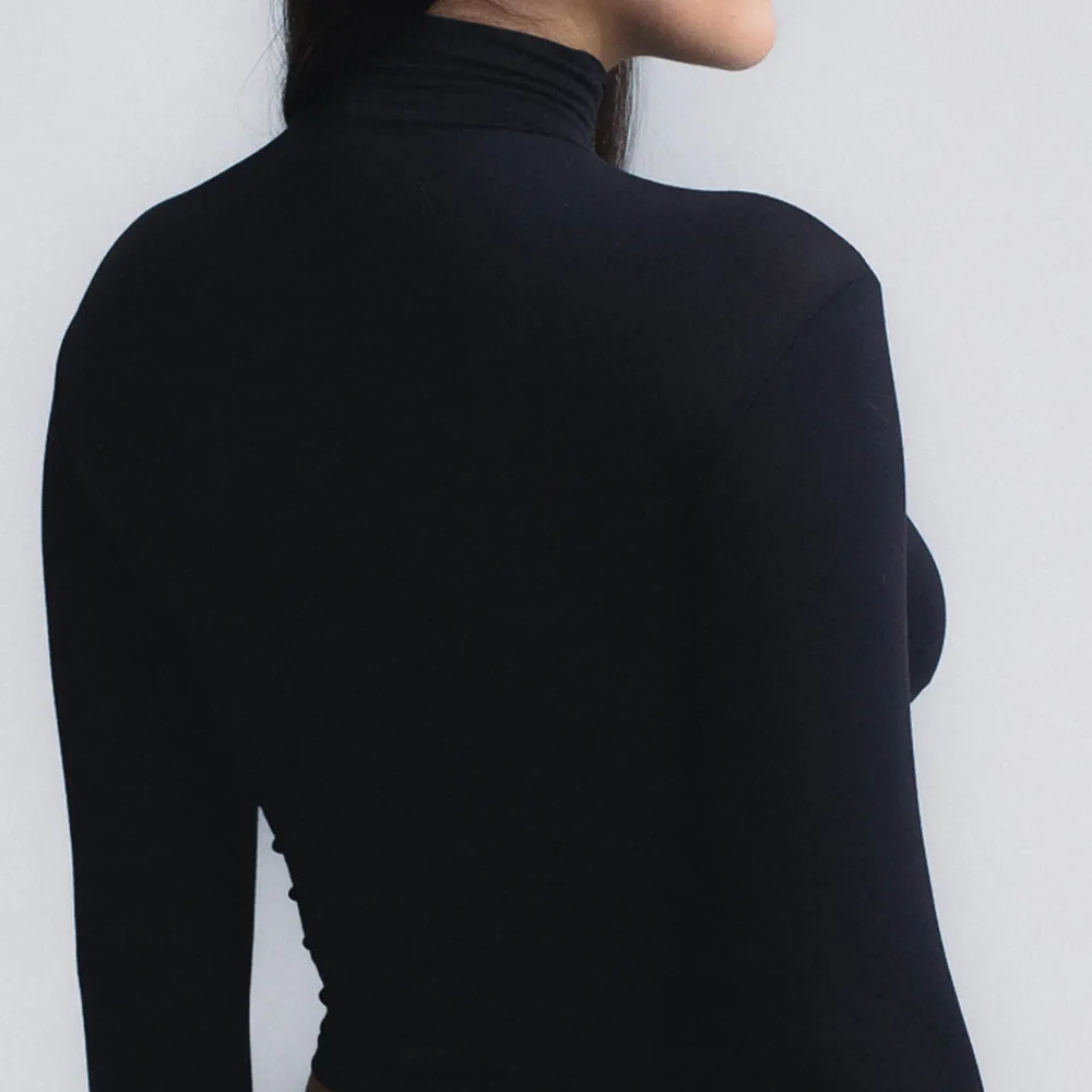 Skin Cropped Long Sleeve