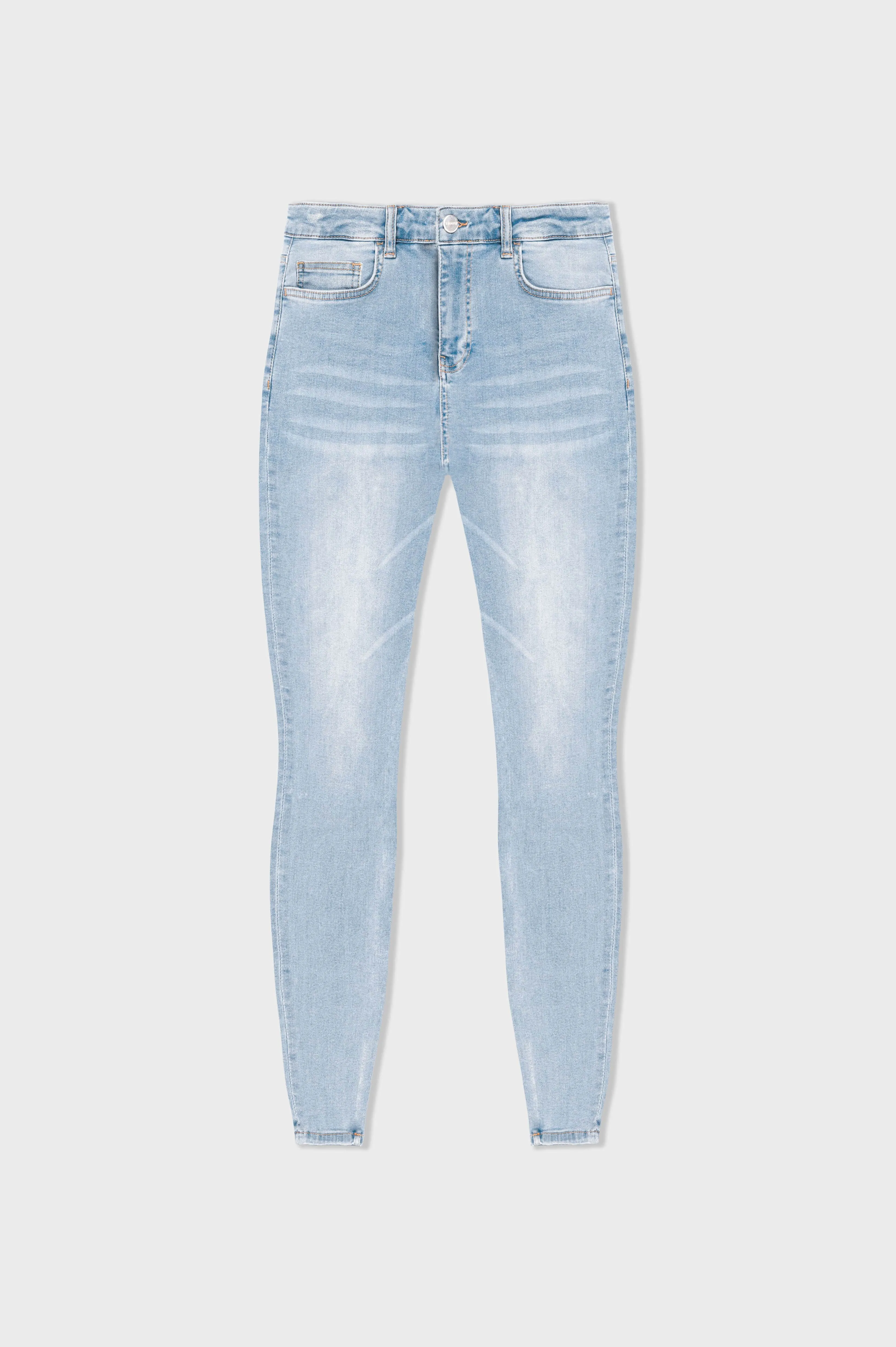 SKINNY FIT JEANS NON RIPPED - STONE WASHED