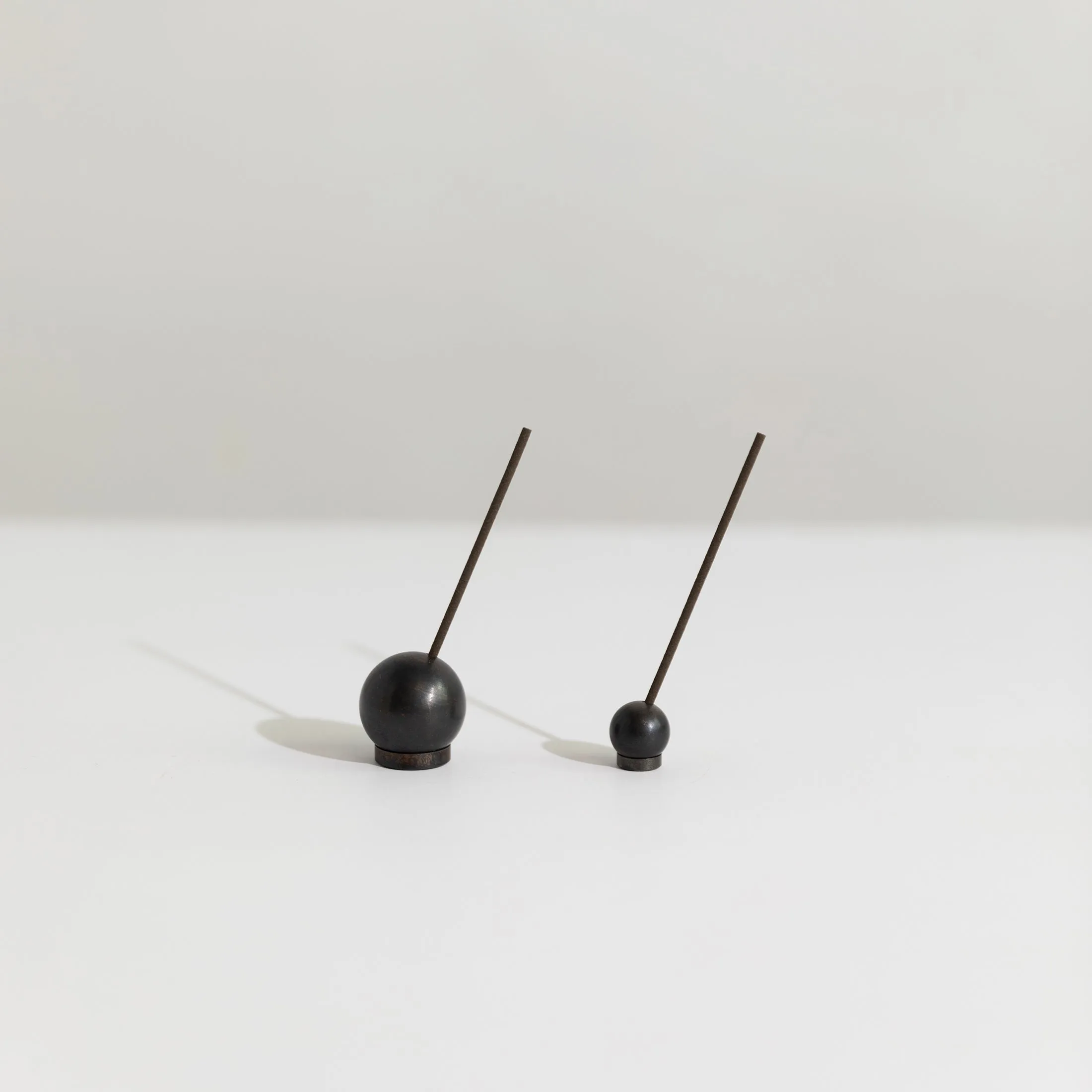 Sphere Incense Holder in blackened brass