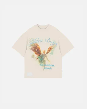 Symphony Golden Blur Boxy Tshirt White