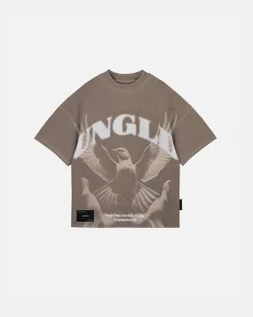 Symphony Holy Spirit Boxy Tshirt Concrete Brown