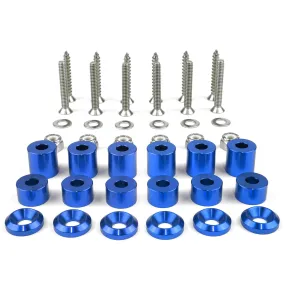 Tech Plate - 42pc Mounting Hardware Kit - Blue