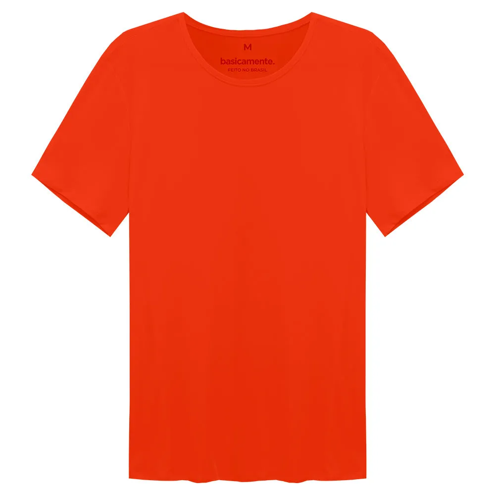 Tech T-Shirt Performance Masculina - Laranja