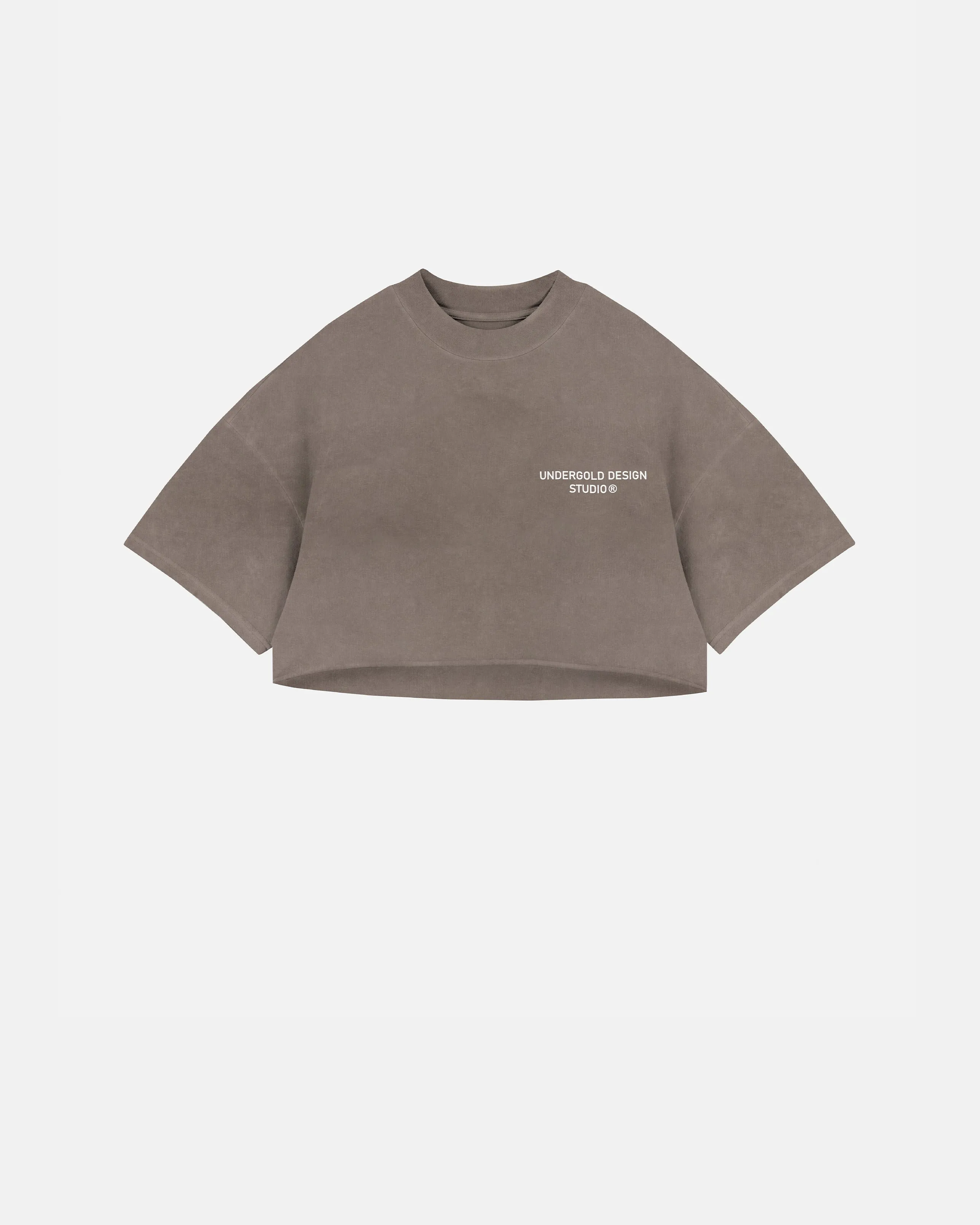 Transfiguration Undergold Design Studio Crop Top Washed Brown