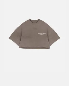 Transfiguration Undergold Design Studio Crop Top Washed Brown