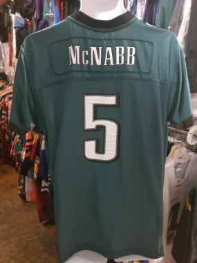 Vintage #5 DONOVAN McNABB Philadelphia Eagles NFL Reebok Jersey YXL