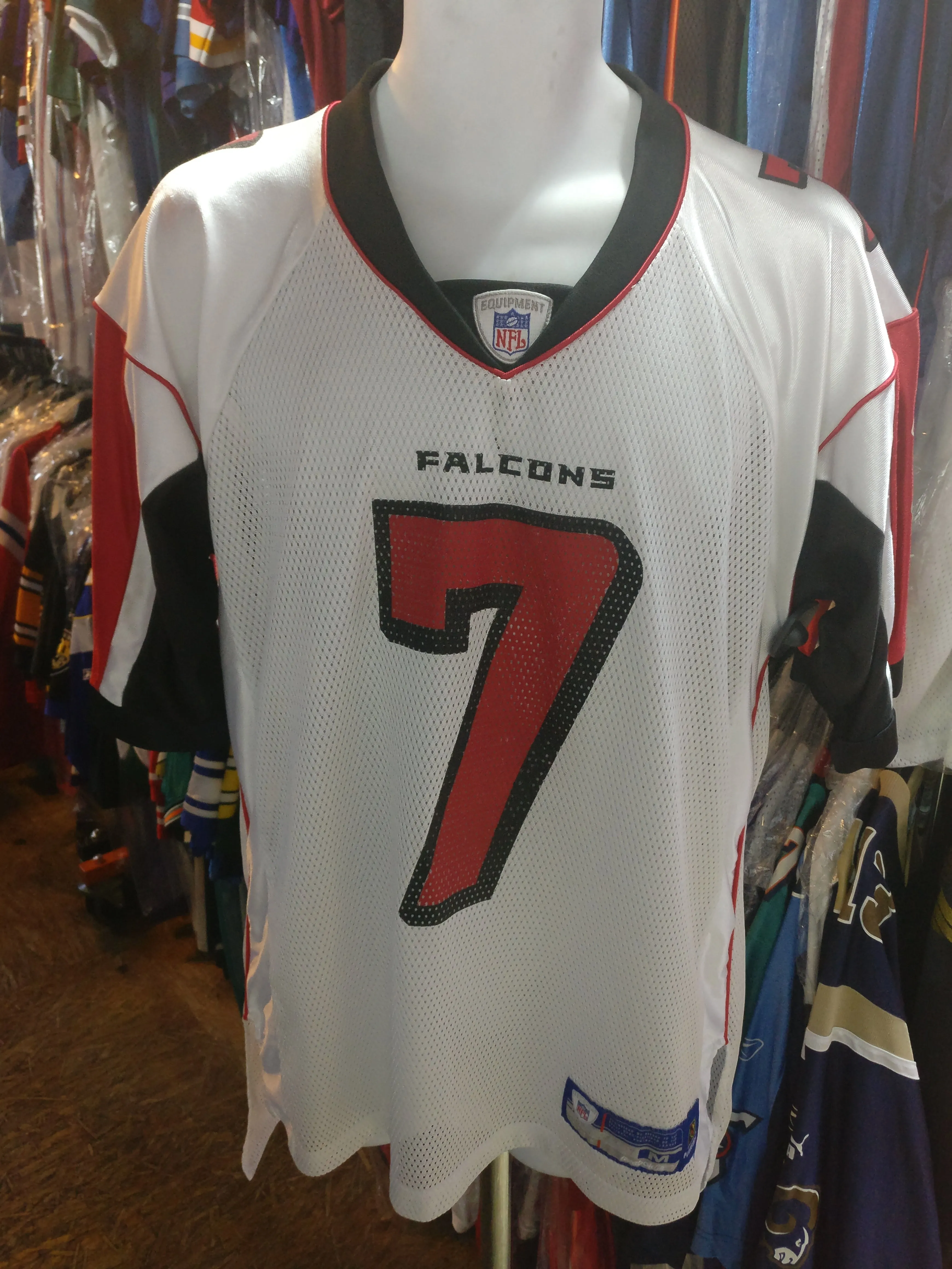 Vintage #7 MICHAEL VICK Atlanta Falcons NFL Reebok Jersey M