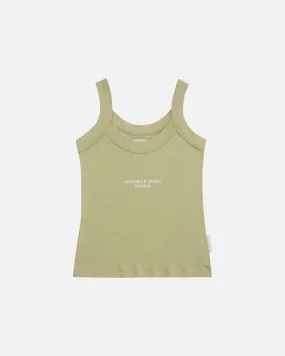 W Basics Tank Top Green