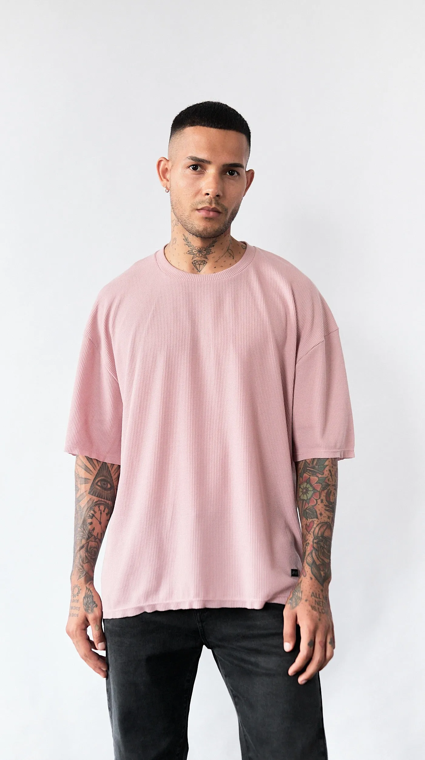 Waffer Oversized Tee - Palo Rosa